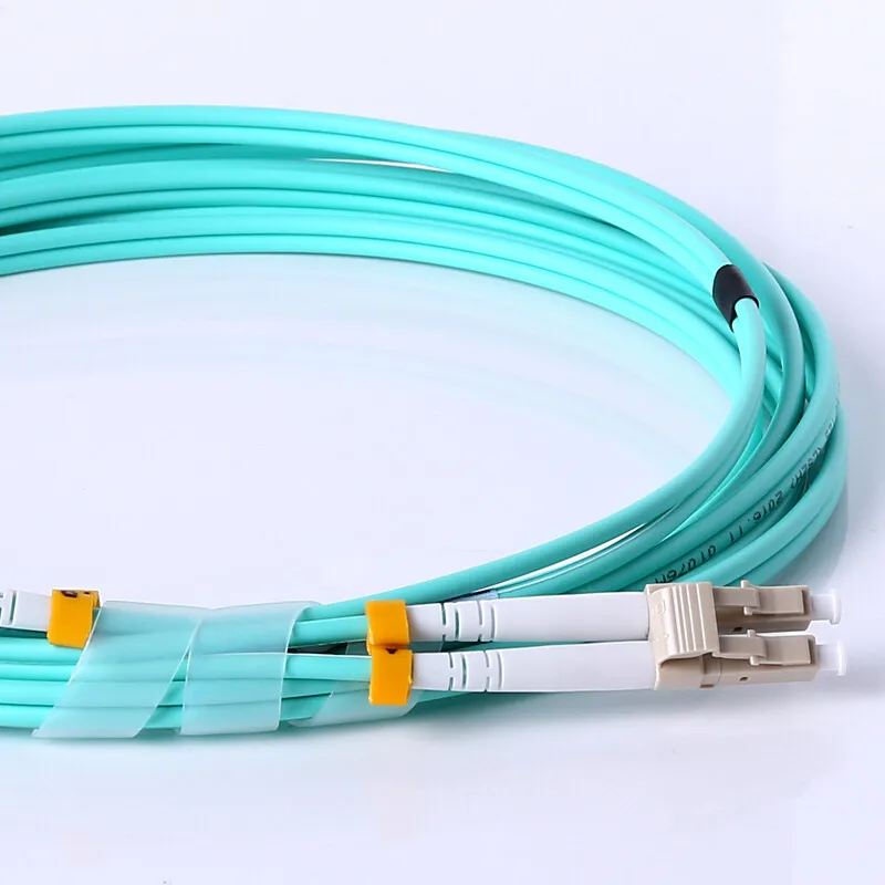 Волоконный соединительный кабель, AMPCOM 10G гигабитные волоконно-оптические кабели с LC в LC многомодовый OM3 дуплексный 50/125 LSZH Волоконный соединительный кабель, AMPCOM 10G гигабитные волоконно-оптические кабели с LC в LC многомодовый OM3 дуплексный 50/125 LSZH