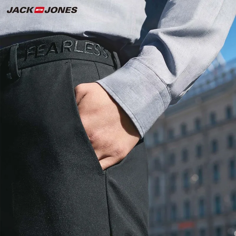 JackJones мужские деловые Умные повседневные Узкие повседневные брюки 219314541