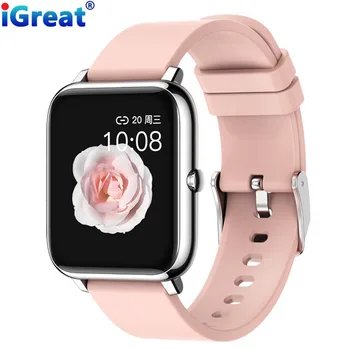 

iGreat P22 Smart Watch Men Women IP67 Waterproof Heart Rate Fitness Tracker Custom Dial Multiple Sport Smartwatch VS P8