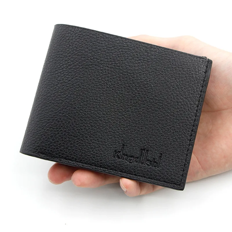 

Men's Wallets Short Casual Fashion Simple Thin Wallet Youth Large Capacity Men Wallet Card Holder Coin Purse small men wallets