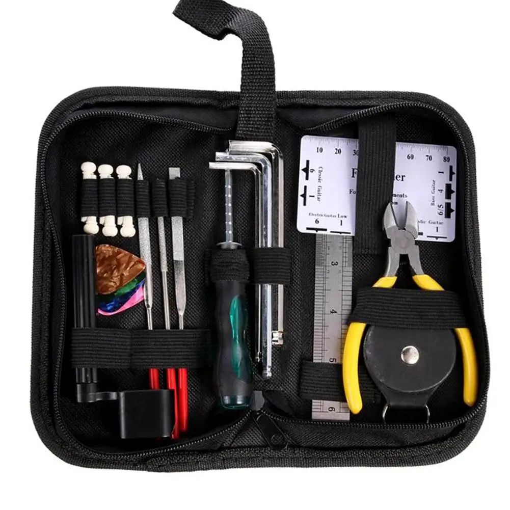 

Guitar Care Cleaning Repair Luthier Maintenance String Replacement Tool Kit