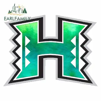 

EARLFAMILY 13cm x 9.8cm for Green Character H Decal Trunk Laptop Bumper Car Stickers RV Refrigerator VAN Personality Decoration