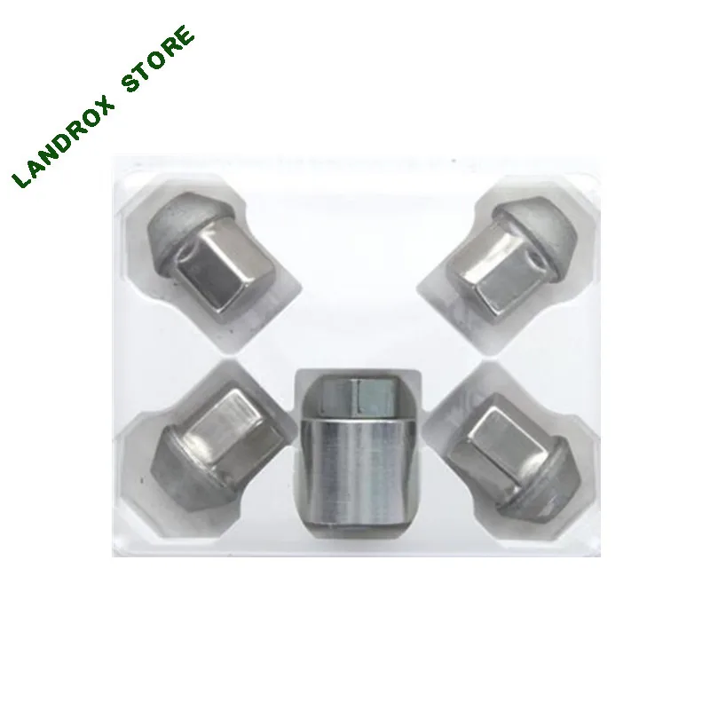 Набор гаек для блокировки автомобильных замков матовый хром Land Rover Freelander 2 OEM:LR008794