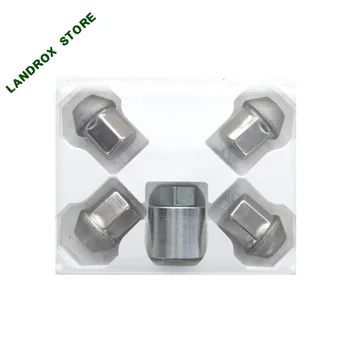 

Brushed Chrome Wheel Locks Locking Nuts SET for Land Rover Freelander 2 OEM：LR008794
