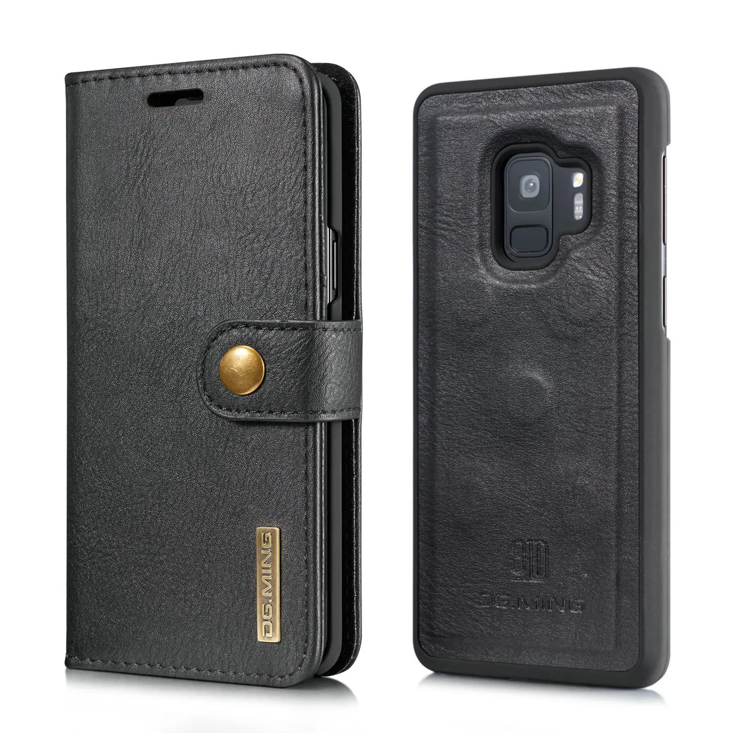 DG Ming флип-кейс Роскошный чехол-кошелек из натуральной кожи для samsung Galaxy S10 E S9 S8 Note 10 Plus Note 8 9 S7 Edge Магнитный чехол