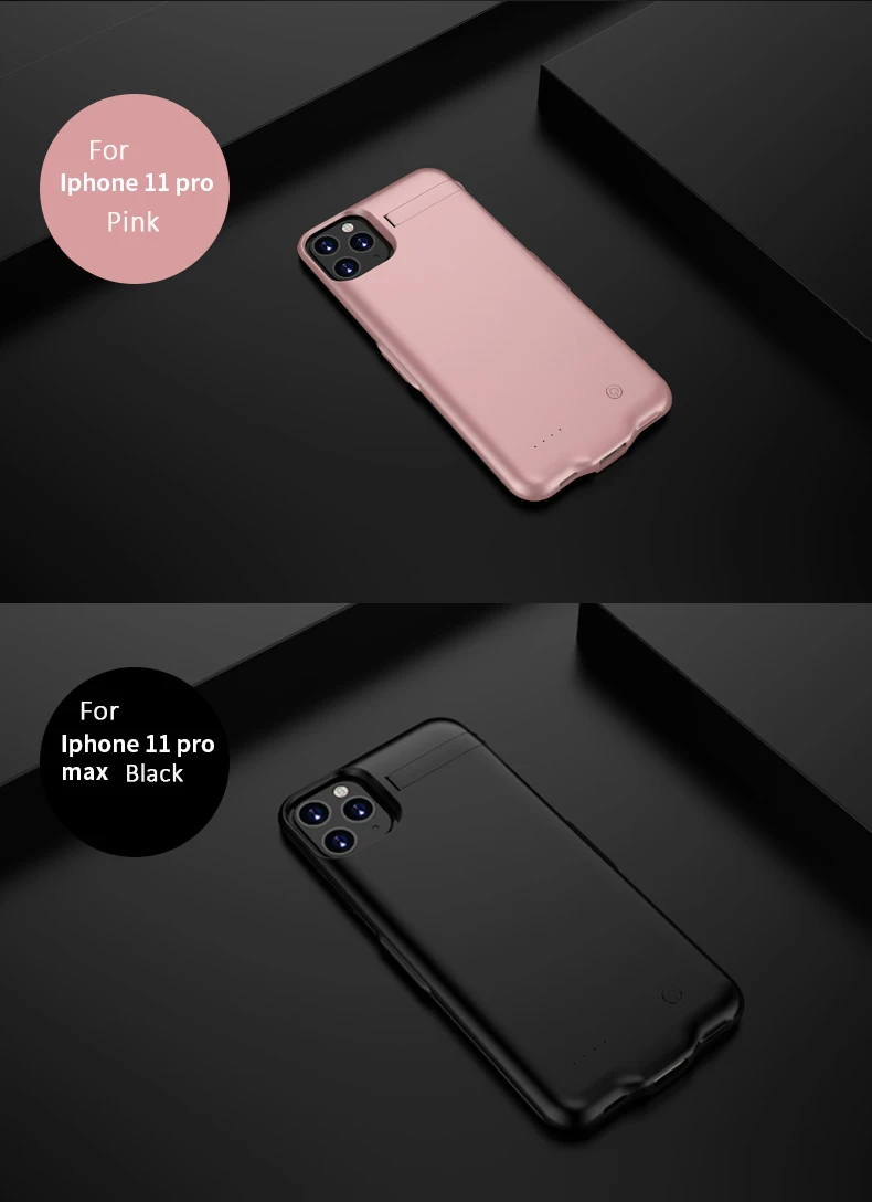Чехол для зарядного устройства для iPhone 11 11pro 11 pro max 5500/6000 мАч портативное зарядное устройство Внешний аккумулятор чехол для телефона