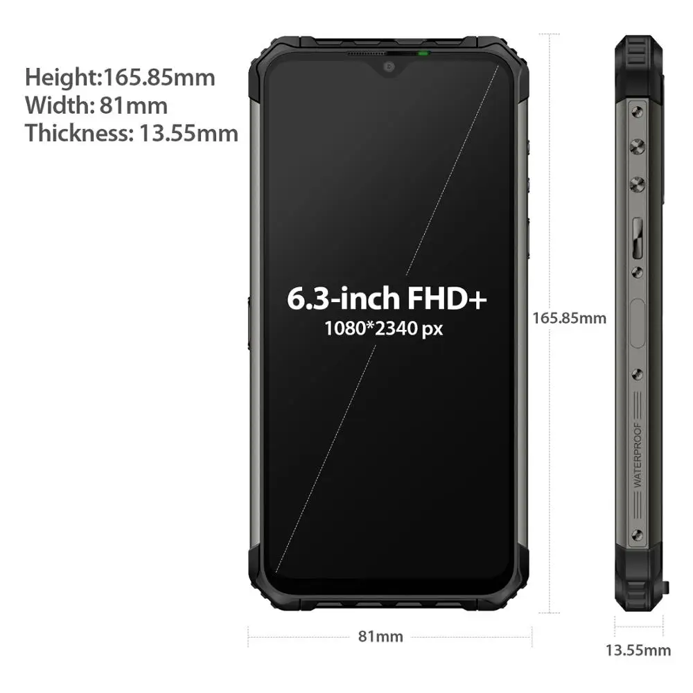 Ulefone Armor 7 прочный мобильный телефон Android 10 2 4G/5G WiFi 8 ГБ + 128 Helio P90 IP68 48MP CAM 4G LTE