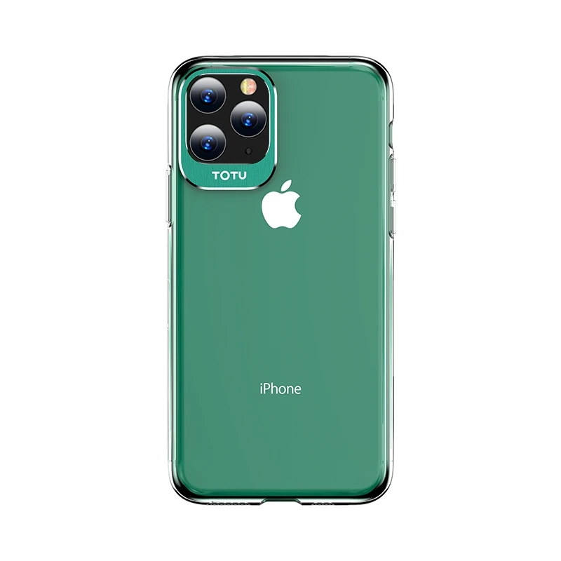 TOTU для iPhone 11 Pro защитный чехол для телефона для iPhone 11 Pro металл+ PC - Цвет: Зеленый