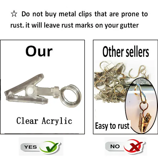 Rv/Trailer - Clear Klippy Klips/Clips 20 Csomag Napellenző Fényekhez, Zászlókhoz - Image 6