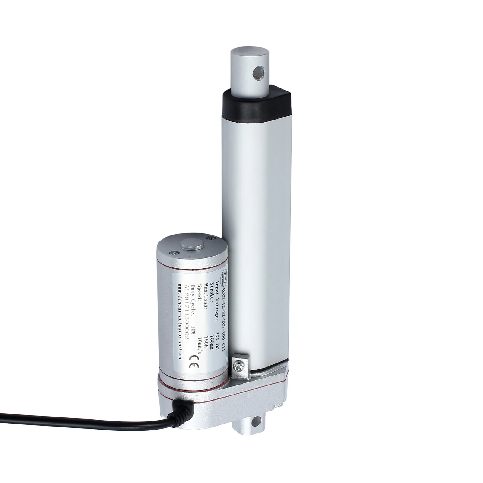 Attuatore Lineare 12V 1500N 200mm AUTTGINN - Motore Elettrico Per Sollevamento Porte, Mobili, Camper