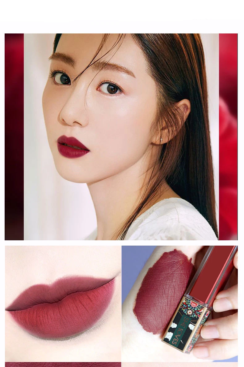 8 Colors Matte Lipstick Set Waterproof Long Lasting Lip Nude Velvet Pigment Women Fashion Lip Makeup