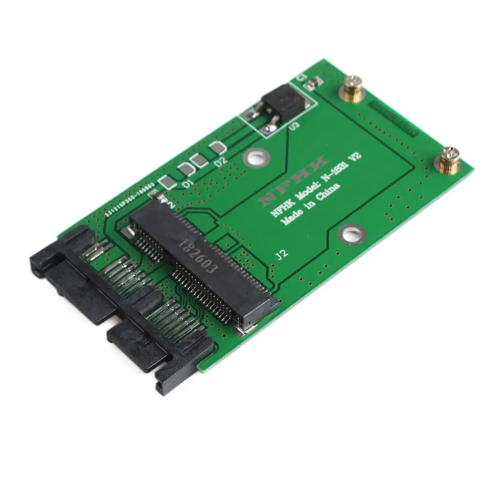 Mini PCIe PCI-e mSATA 3x5 см SSD до 1 8 &quotMicro SATA адаптер конвертер карта Высокое качество 52 Pin