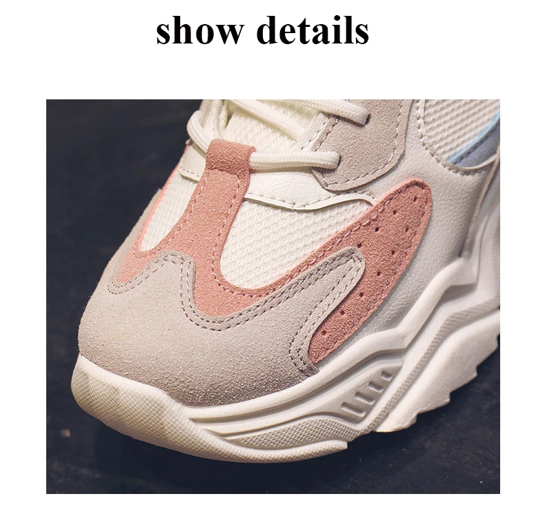Новинка; осенние кроссовки; женская обувь на платформе 5 см; повседневная обувь с толстой подошвой; Вулканизированная женская обувь; коллекция года; Модные женские кроссовки для папы; Basket Femme
