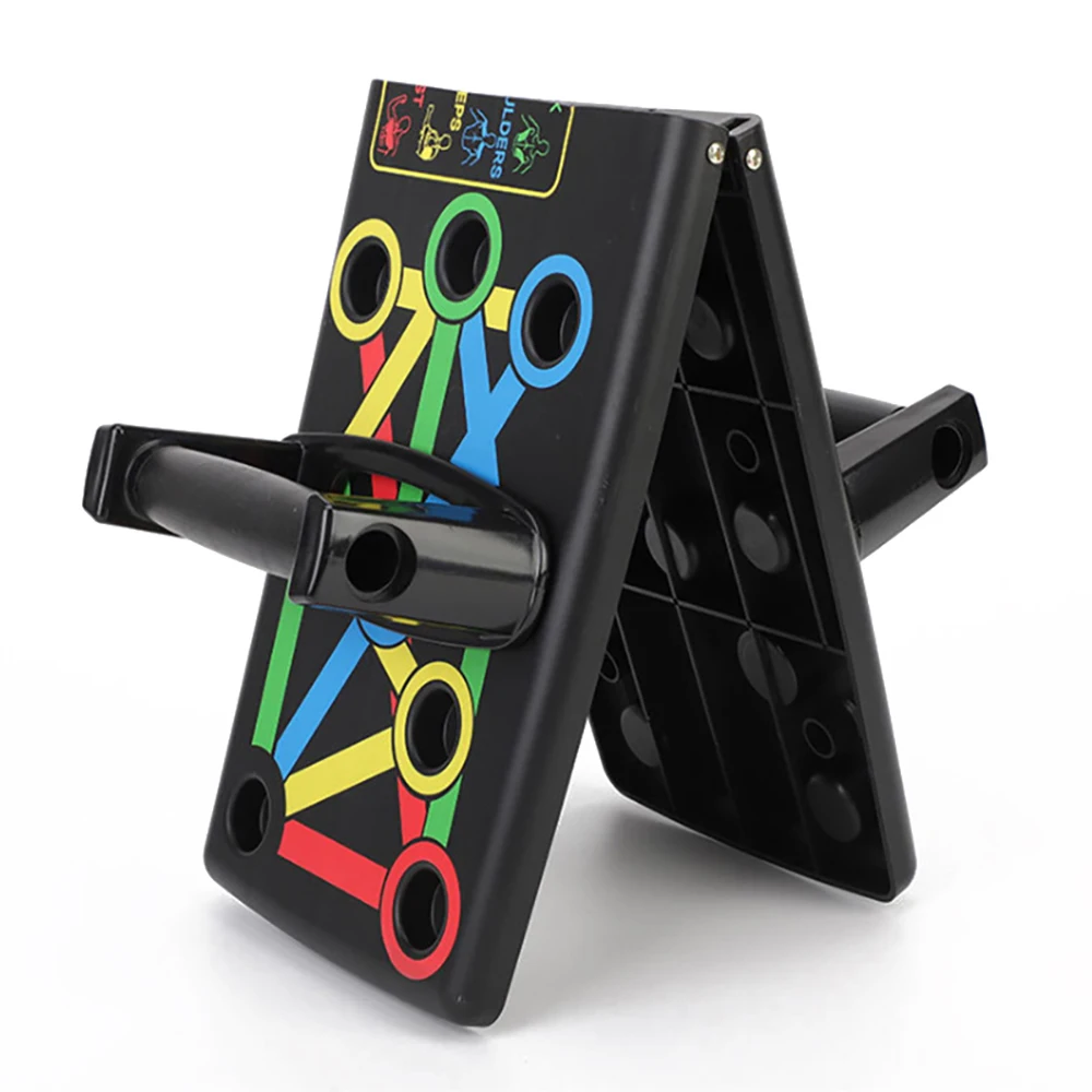 US $24.97 14 in 1 Multi Function Push Up Rack Training Board Push Up Stand for Gym Fitness Home ABS Abdominal Muscle Building Exercise