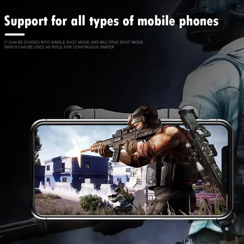 Мобильный контроллер для PUBG геймпад Кнопка триггера регулируемая ручка