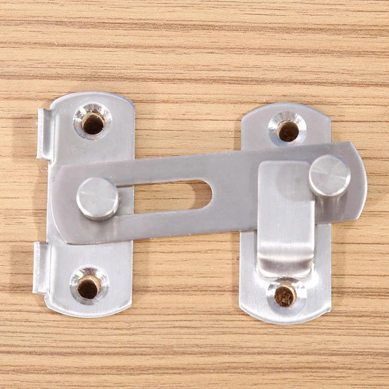 Stainless Steel Anti Theft Door Lock Hasp Staple Padlock Clasp Shed Latch Tool Stainless Steel Anti Theft Door Lock Hasp Staple Padlock Clasp Shed Latch Tool