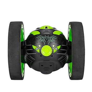 

New Car Remote Control Toys RC Car Bounce Jumping Bounce Mini Cars Toy Rotation LED Night Light Radio Controlled Robot Car gift
