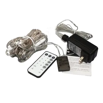 

300 LEDs Curtain String Light with Remote Controller Waterproof LED light For Wedding Party Home Decor 3x3m
