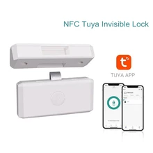 Tuya App Smart Bluetooth Lade Nfc Sensor Lock Keyless Onzichtbare Geen Gat Bestand Kast Lock Kast Sloten Lade Schakelaar