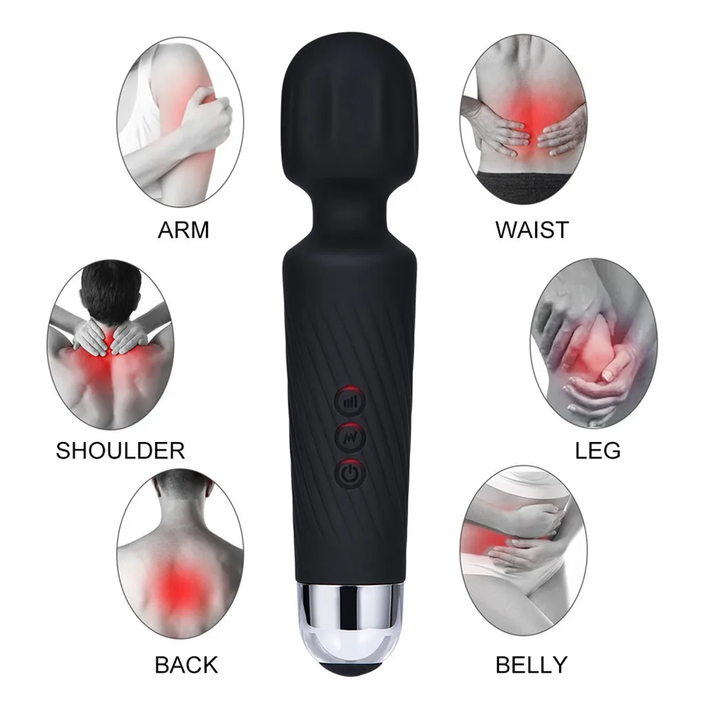 

Sexy Toy Rechargeable Waterproof Massager Handheld Personal Body Back Neck Shoulder Massa Massage stick