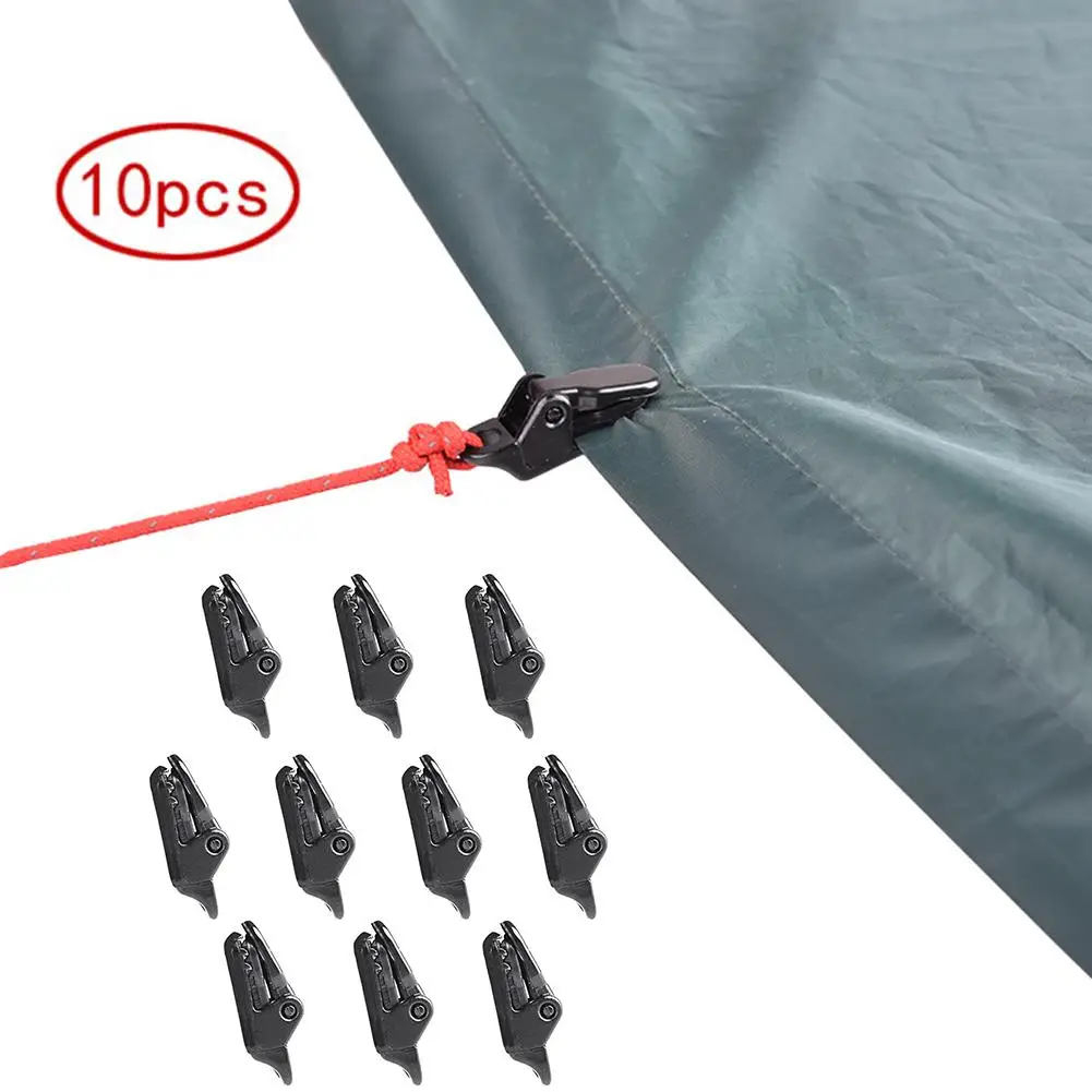 Tarps 10x Tarp Clips Awning Clamp Set Instant Clip for Camping Canopies 