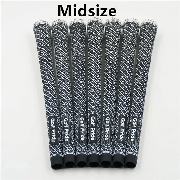 black midsize Z-GRIP Carbon Yarn grip Two size Standard and Midsize latest listing golf iron and wood grips 10pcs/lot free shipping - Цвет: black midsize