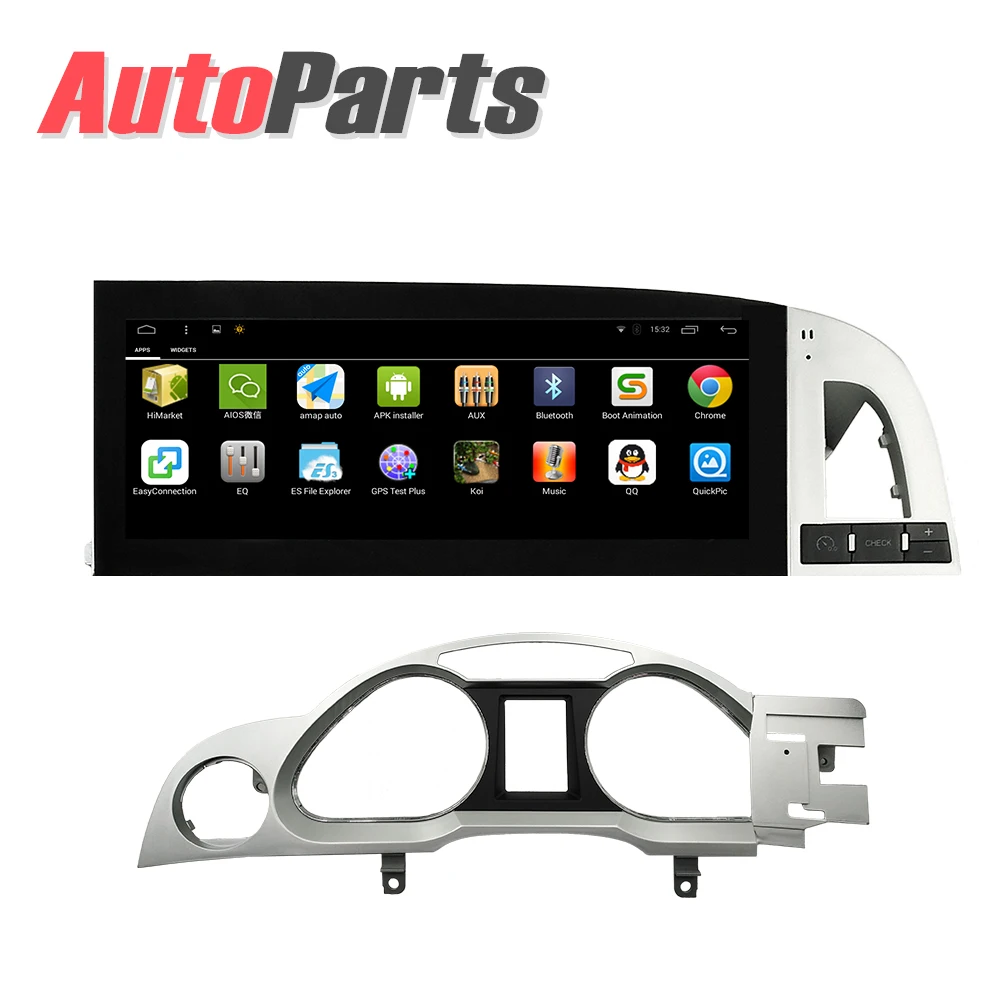 Sale Kukuz 10.25 Car GPS Navitation for Audi A6 A6L Android DVD Player 2004 - 2009 Octa core Bluetooth GPS Radio WIFI Stereo 4G Video 3