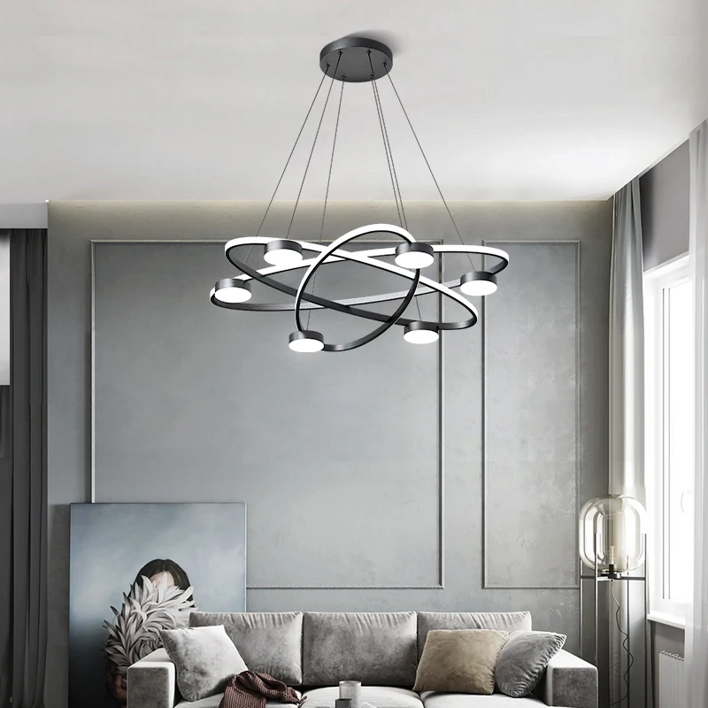 

Fashion Minimalist Chandelier Atmosphere Creative Personality Living Room Dining Room Nordic art Restaurant Chandelier