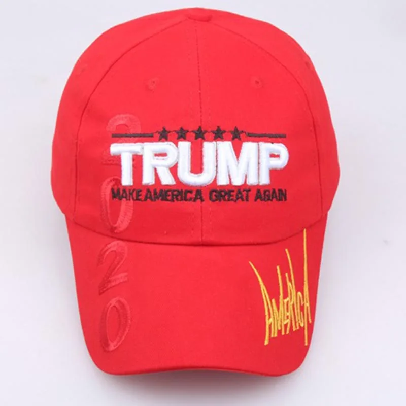 M166-red Лидер продаж, бейсболка с вышивкой Дональда Трампа, камуфляжная бейсболка с флагом США, отличная бейсболка в американском стиле, шапка для папы, Прямая поставка - Цвет: M166-red
