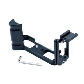 

for Fujifilm Fuji X-T1L XT1L Quick Release QR L-Plate Bracket Hand Grip with Hot Shoe