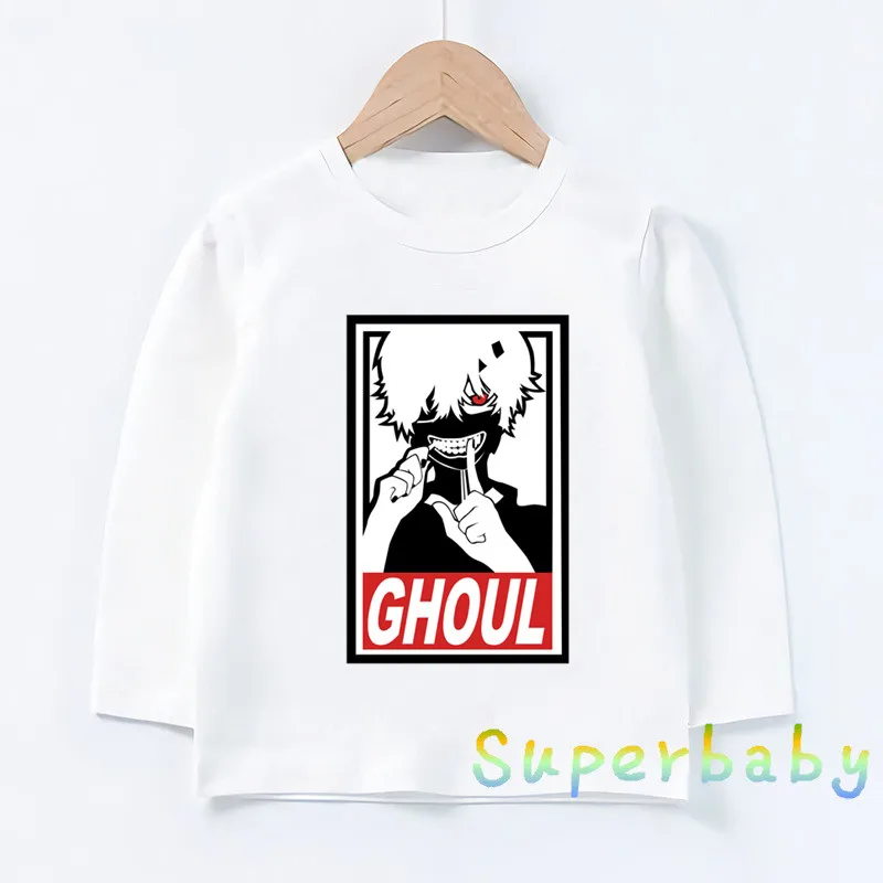 

Children Animal Tokyo Ghoul Cool Print T shirt Baby Boys Girls Funny Tops Kids Long Sleeve T-shirt,LKP5226