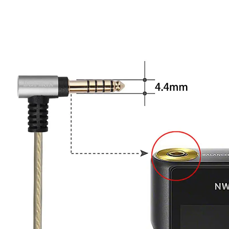4 4mm 2 5mmAudio Cable For Sennheise HD595 558 518 598 HD599 569 579 headphon