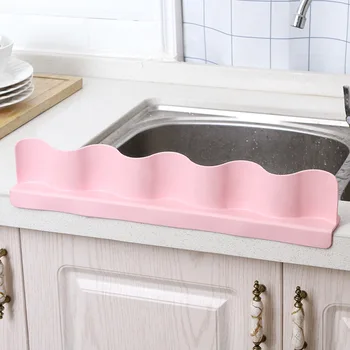 

KitchenAce 1pc TPE Ruched Splash Guard Baffle Board Kitchen Sink Splashproof Water Barrier Kitchen Waterproof Sink Gadgets&Tools