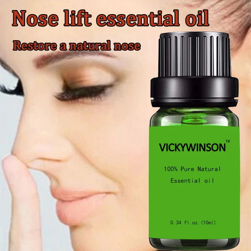 

Nose Up Heighten Rhinoplasty Essential Oil 10ml Nasal Bone Rmodeling Pure Natural Nose Care Thin Smaller Nose
