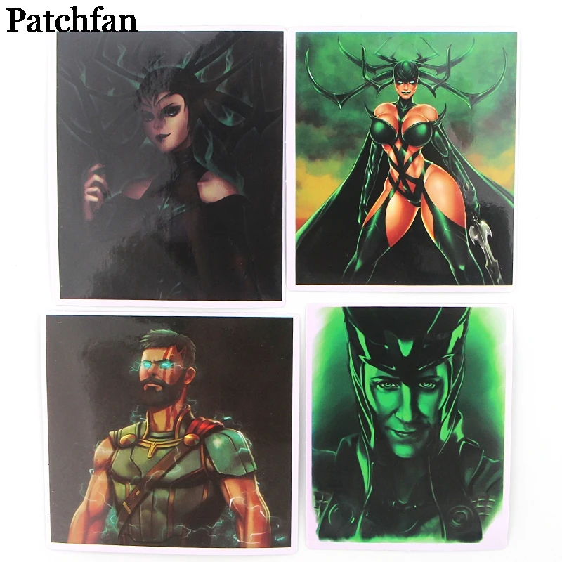 Patchfan 37 шт. Тор с изображениями супергероев панк водостойкие временные наклейки пакет для DIY альбом для скрапбукинга наклейка на ноутбук, стену значки A2298