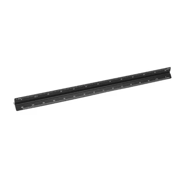 

30cm Triangular Architect Scale Ruler Aluminum Scale Ruler for Drafting LFX-ING