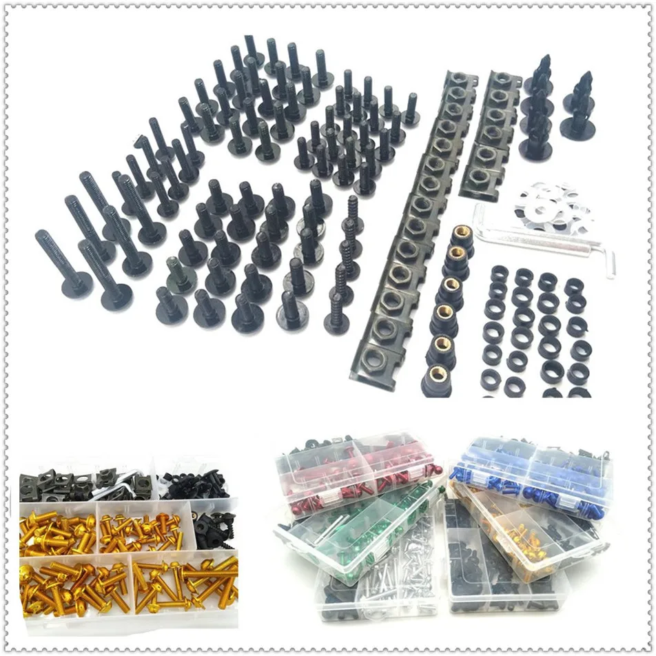 

Motorcycle Fairing Bolts box set Kit Fastener Clip Screw Nuts For HONDA CB190R VT1100 GROM MSX125 Honda XADV 750 X-11