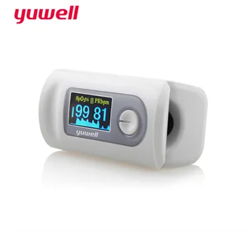 

yuwell Pulse Finger Oximeter New Portable Pulse Oximeter Blood Monitor Color LED Display Oxygen Saturation Waveform SPO2 PR CE