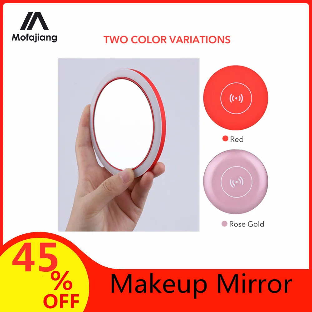 Дропшиппинг беспроводное USB зарядное устройство мини круговое зеркало для