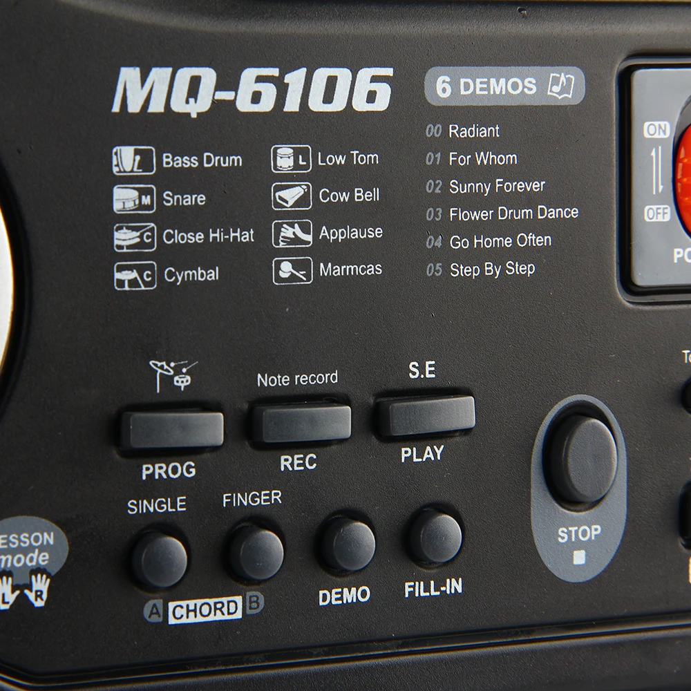 Черная Цифровая Музыкальная электронная клавиатура 61 клавиша