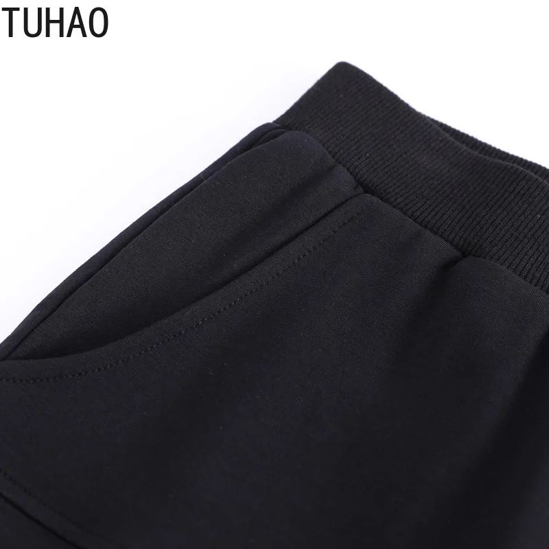 TUHAO повседневные брюки 4XL 6XL 8XL 10XL размера плюс, женские узкие брюки, повседневные женские брюки большого размера, брюки для женщин черного цвета WM17