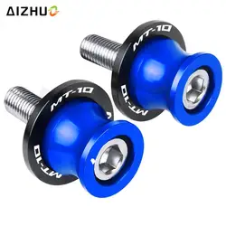 Motorcycle Swingarm Slider Spools MT 10 CNC Stand Screws 6MM Accessories FOR YAMAHA MT10 MT-10 2016-2021 2020 2019 2018 MT10 SP