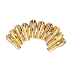 10 шт. латунные сверлильные патроны цанговые биты 4,8 мм 0,5-3,2 мм хвостовик универсальные вращающиеся инструменты