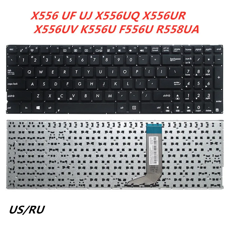Laptop English Russian Keyboard For Asus K556U F556U R558UA X556 UF UJ X556UQ X556UR X556UV notebook Replacement layout | Компьютеры и