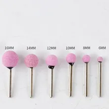 Tête de meulage céramique 3mm, 6/8/10/12/14/16mm, 10 pièces, disque de polissage en forme de boule