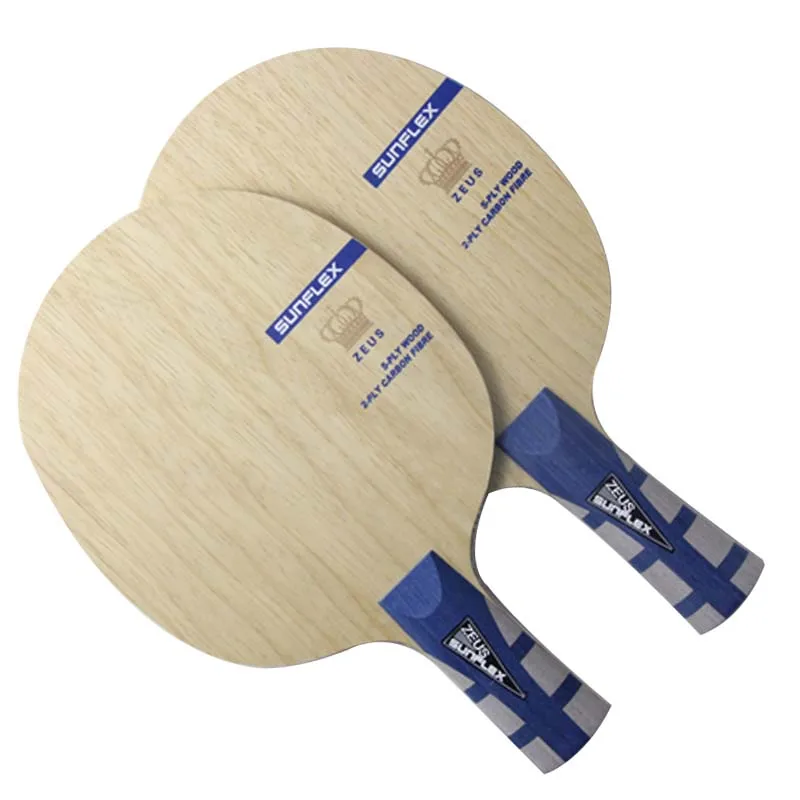 Sunflex ZEUS новое лезвие для настольного тенниса 5 деревянная древесина 2 углерод быстрая ракетка для Пинг-Понга Летучая Мышь