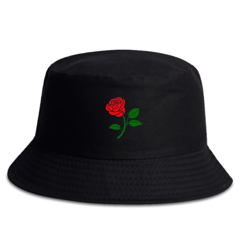 Fashion wild fisherman hat Rose 