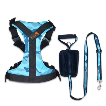 

Dog Adjustable Harness Soft Pet Large Dog Walk Out Harness Vest Collar Hand Strap for Small Medium Large Dogs