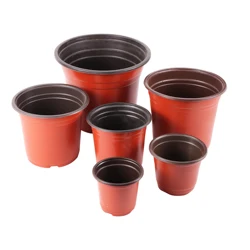 5 Pcs Plastic Grow Box Seedling Tray For Home Garden Plant Pot Nursery Transplant Flower Seedling Pots 12 Sizes Options