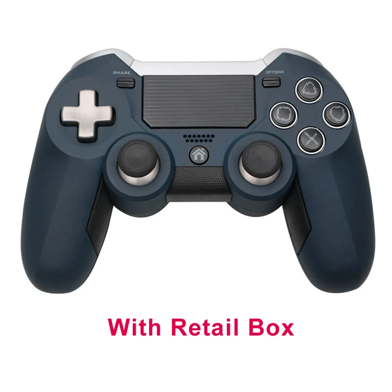With box 2,4G беспроводной для PS4 Геймпад двойной вибрации Элитный игровой контроллер джойстик для PS3/PC игровая видео приставка - Цвет: With box